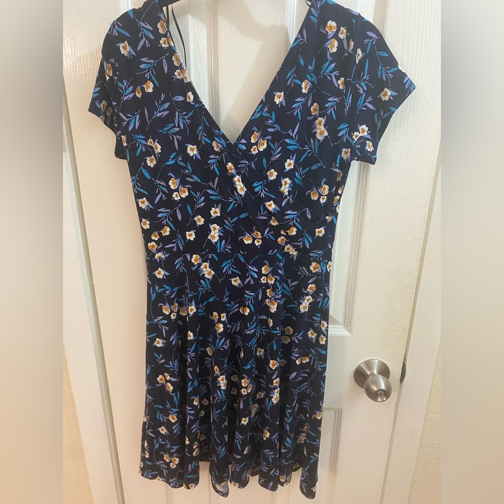 KAILEIGH Navy Amandine Knit Dress Size M (Stitchfix)